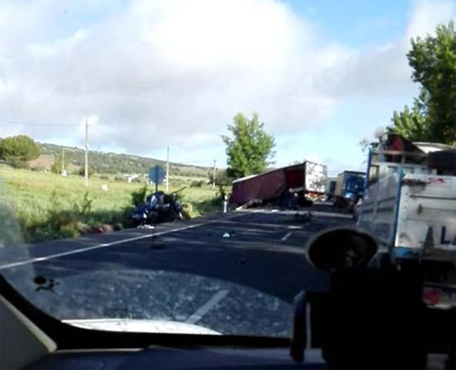 Ciudad Real Fallece un hombre tras la colisión de un turismo con un camión en la N-430
