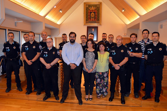 Ciudad Real Pilar Zamora anima a los 12 policías locales que participarán en Huelva en los VI Juegos Europeos de Policías y Bomberos.-