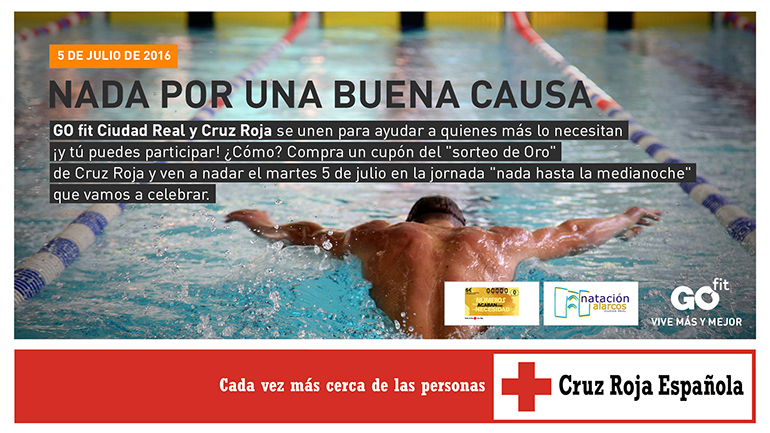 Ciudad Real Cruz Roja nos propone este martes estar “Nadando hasta la medianoche”