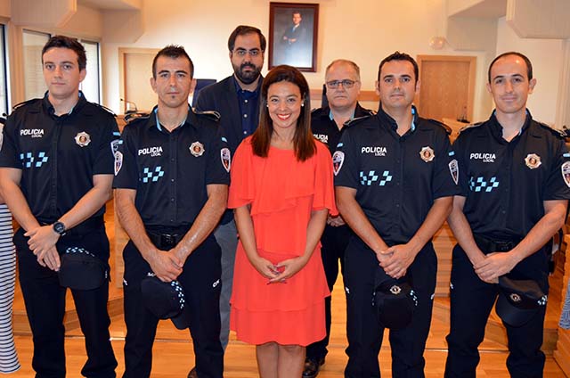Ciudad Real Cuatro nuevos agentes se incorporan a la plantilla de la Policía Local