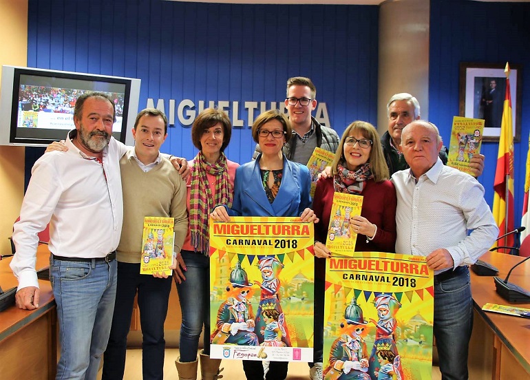 Miguelturra presentó el Carnaval 2018 que se iniciarán con el pregón de Los Mojinos Escozios