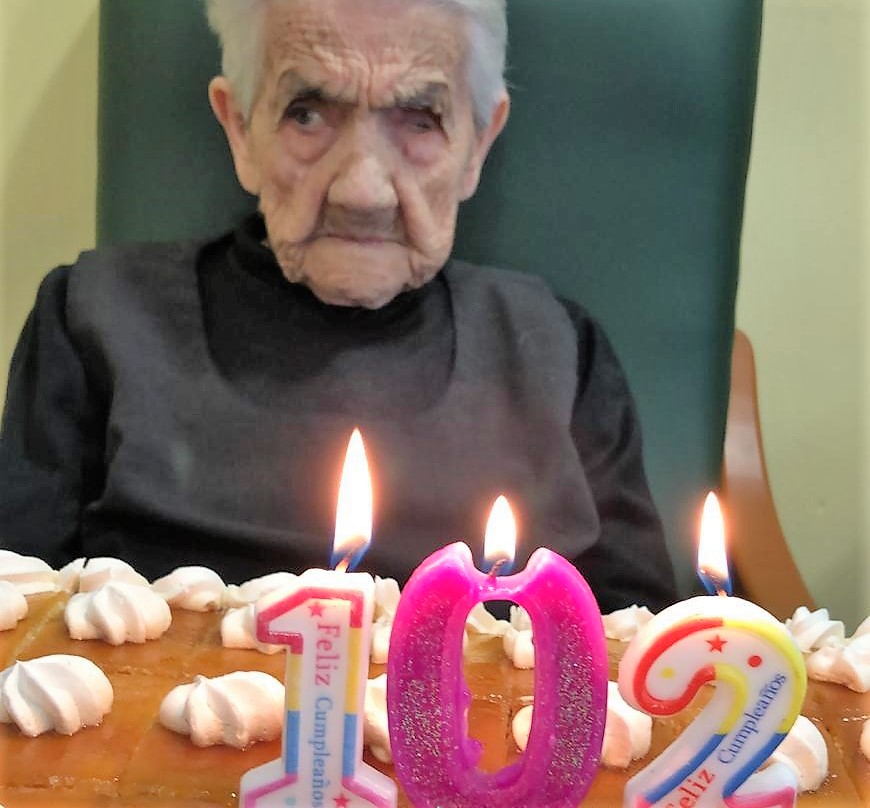Malagón Matilde cumple 102 años!