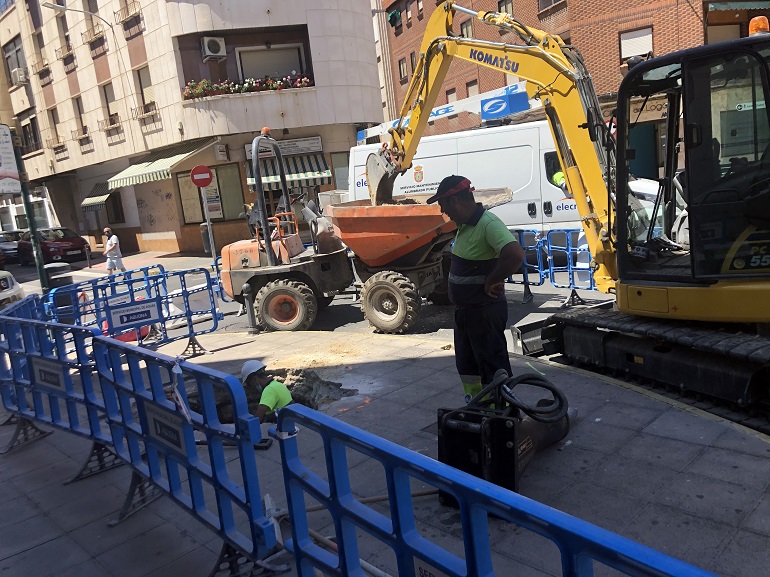 Ciudad Real Comienzan las obras de renovación de la red de distribución en las calles Estación Viacrucis y Paz