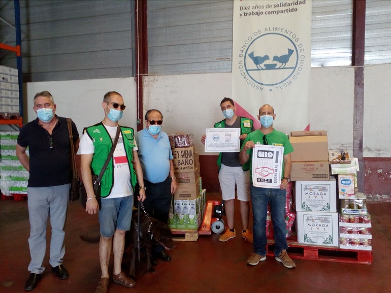 La ONCE dona 1.000 kilos de productos al Banco de Alimentos de Ciudad Real