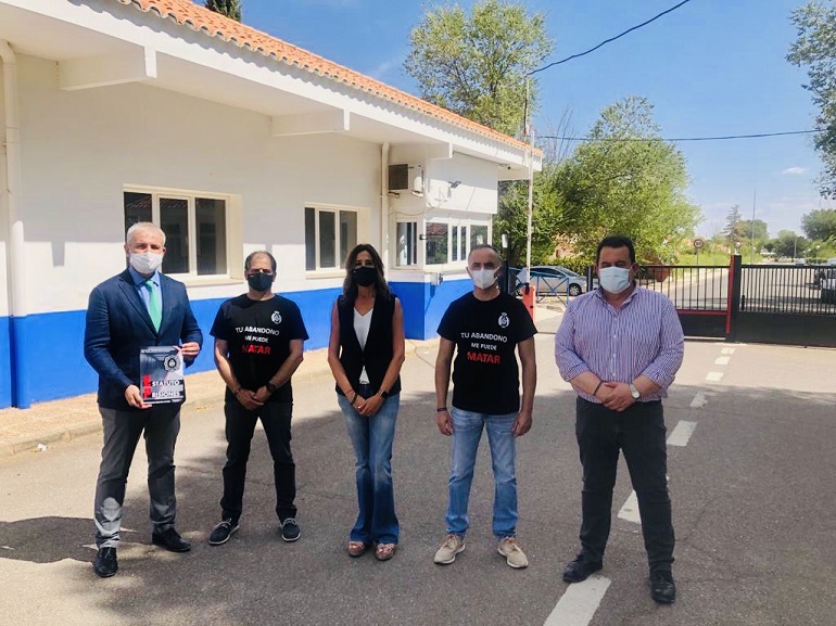 Rosa Romero y José Antonio Callejas visitan el Centro Penitenciario de Herrera de La Mancha para conocer los problemas a los que se enfrentan día a día