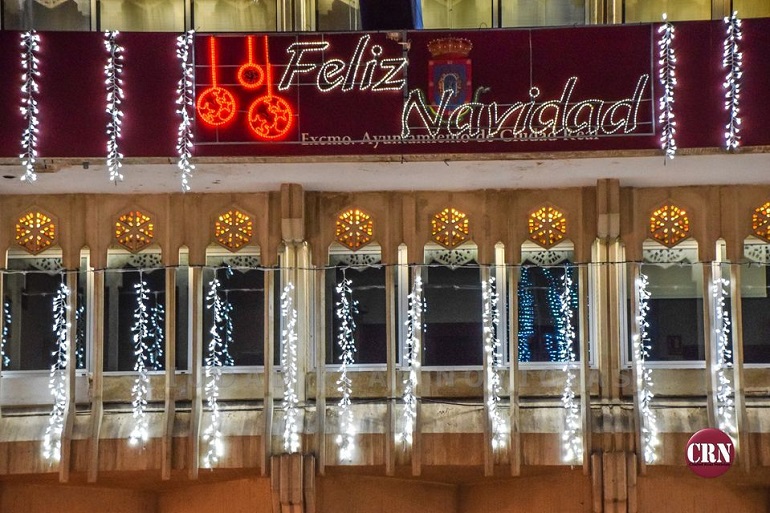 Ciudad Real La Plaza Mayor acoge esta tarde el tradicional encendido de luces de Navidad 2020