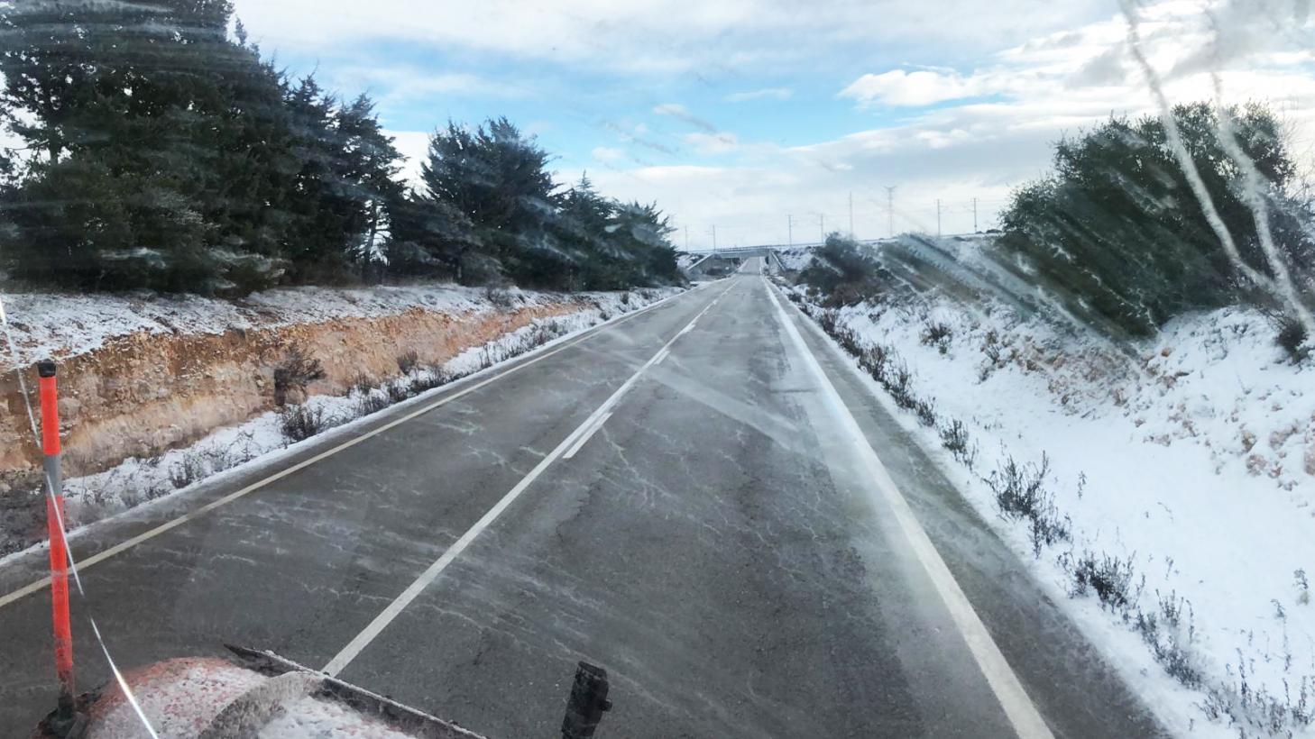 Castilla La Mancha activará esta noche el Plan de Vialidad en las carreteras ante el nuevo temporal que sufrirá la península