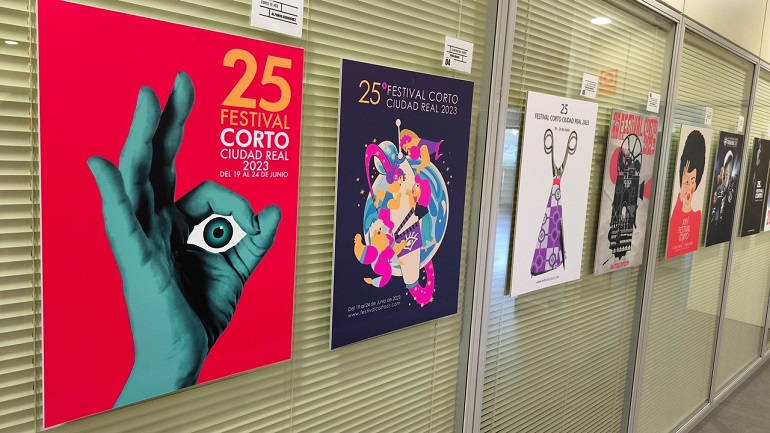 El Festival Corto Ciudad Real retoma su exposición de carteles con una treintena de obras