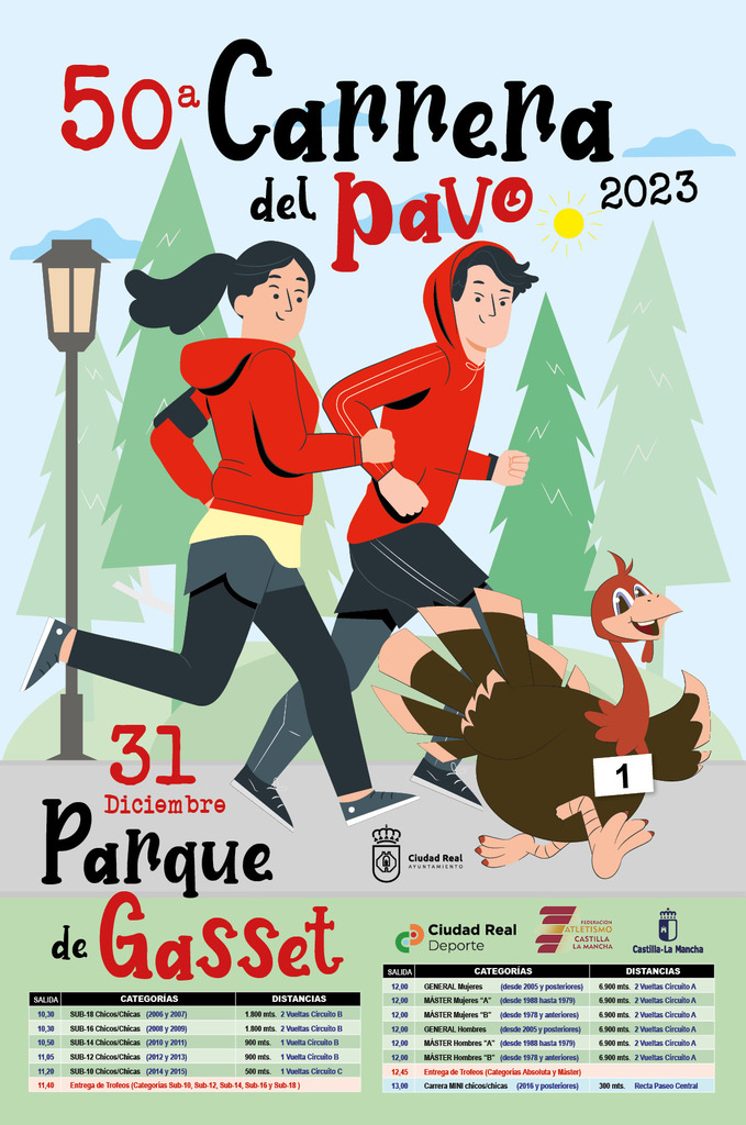 Ciudad Real celebra este año la 50 Edición de la Carrera del Pavo