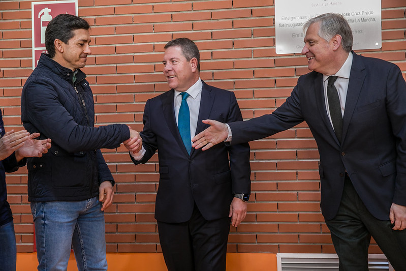 Inauguración oficial del nuevo gimnasio en el Colegio Alcalde José Cruz Prado de Ciudad Real