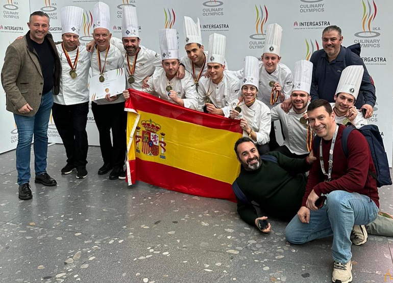 Éxito de la Selección de Española de Cocina en las Olimpiadas Culinarias 2024