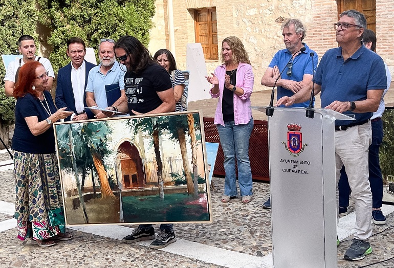 Éxito del I Certamen de Pintura Rápida Ciudad Real Pinta Más de 50 artistas pintan la ciudad con Javier Martín (2º premio) entre los galardonados