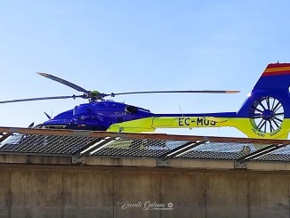 Accidente-laboral-en-Pedro-Munoz-Un-trabajador-cae-de-un-tejado-y-es-trasladado-en-helicoptero-al-Hospital-de-Ciudad-Real