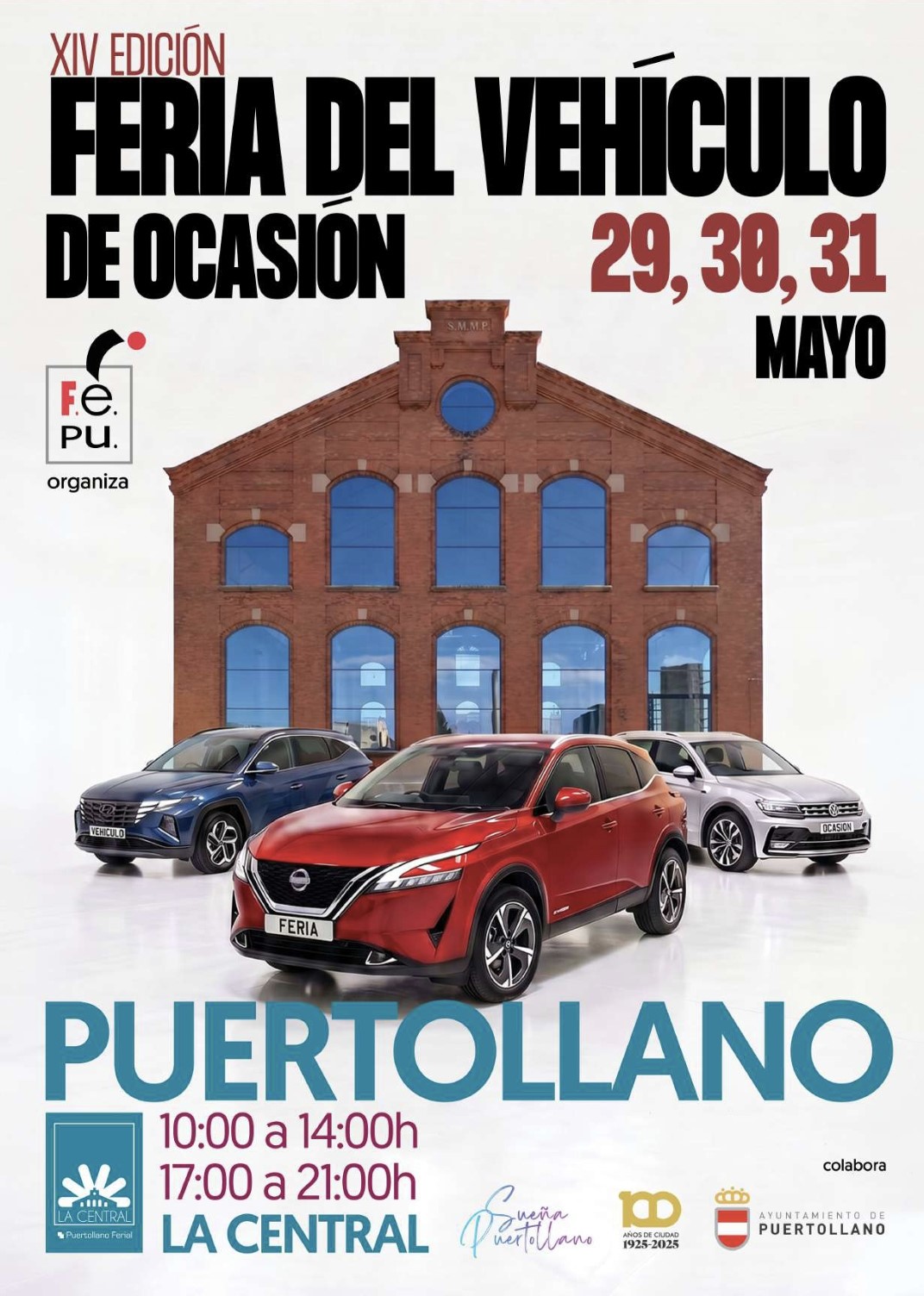 Feria del Vehiculo de Ocasion Puertollano - Del 29 al 31 de Mayo. La Central