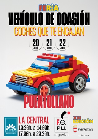 XIII FERIA VEHICULO OCASION PUERTOLLANO  Del 20 al 22 de junio LA CENTRAL