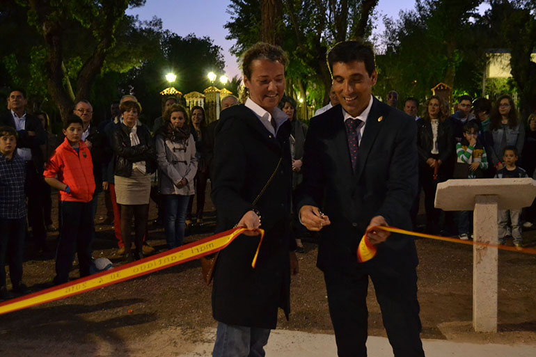 Almagro Inaugurado un parque infantil y una pista multideporte en el Santuario de la Virgen de las Nieves