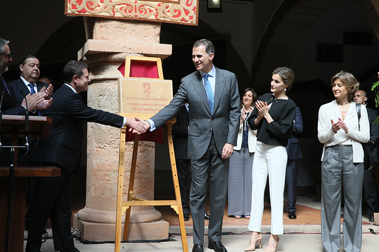 Villanueva de los Infantes Visita de SS.MM. los Reyes a Castilla-La Mancha coincidiendo a con el IV Centenario de la muerte de Miguel de Cervantes