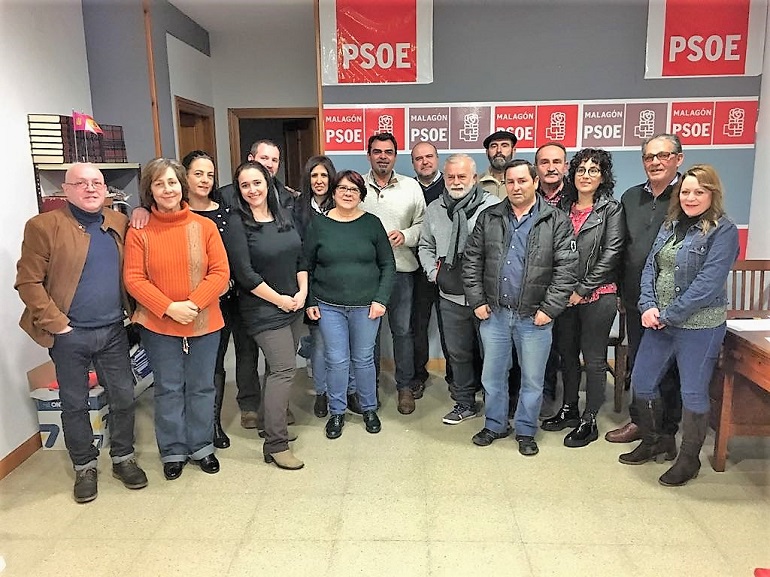 Malagón Ricardo Calzado reelegido secretario general del PSOE local