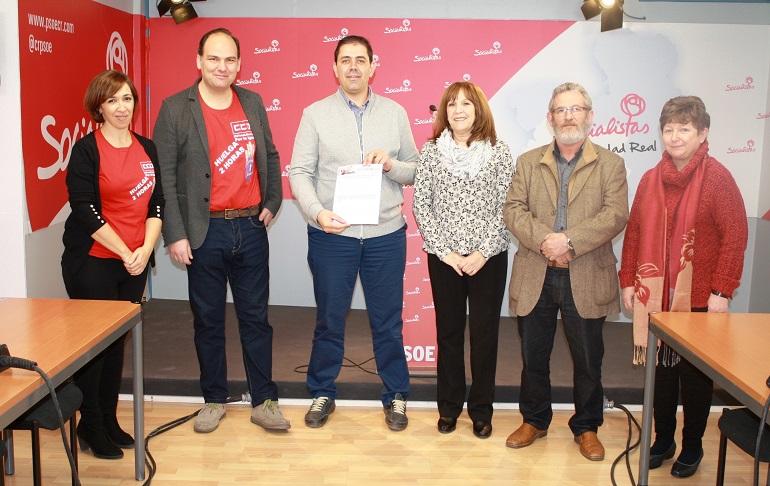 PSOE de Ciudad Real y Sindicatos apoyan los paros convocados para el 8 de marzo con motivo del Día Internacional de la Mujer