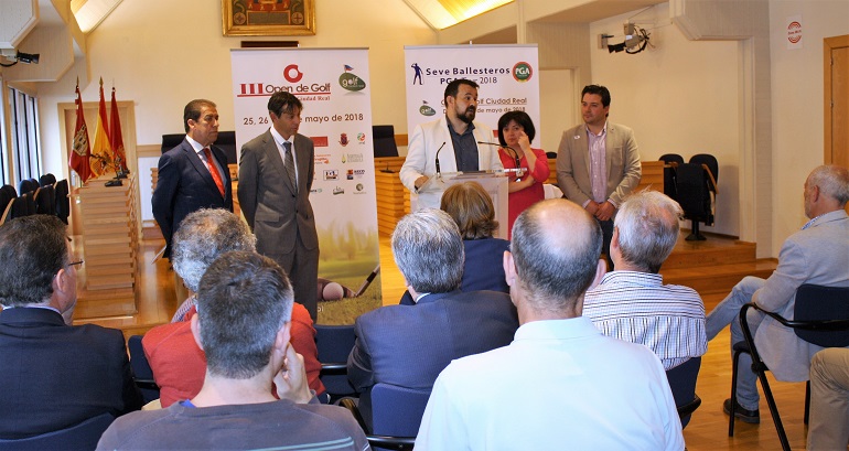 Ciudad Real Presentación del Torneo de Ciudad Real perteneciente al Seve Ballesteros PGA Tour 2018