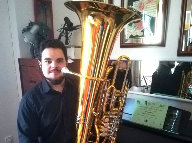 Miguelturra Ángel Antonio Ocaña Moraga se alza con el primer premio en el Concurso Nacional de Tuba