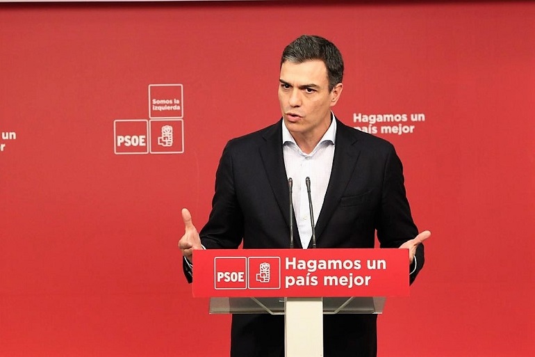 Pedro Sánchez presenta una moción de censura contra Rajoy como respuesta a la sentencia dictada contra la trama Gurtel