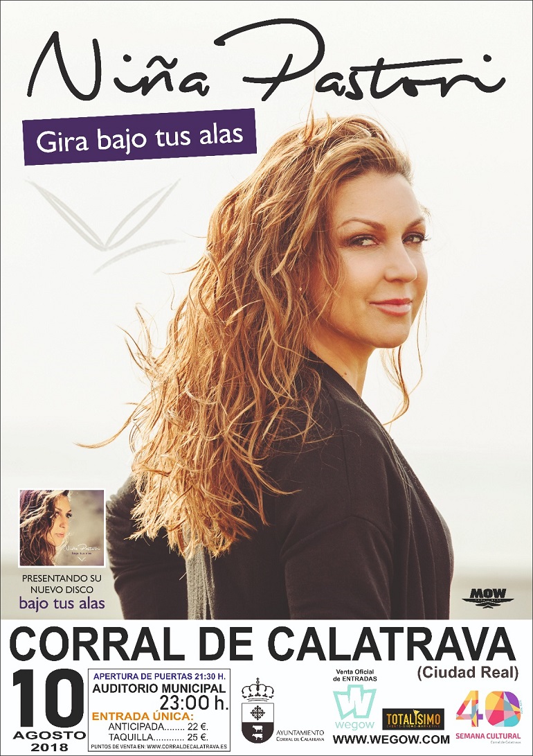 Niña Pastori en concierto en Corral de Calatrava 2018