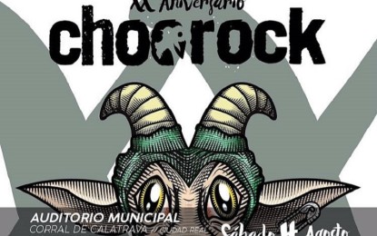 Corral de Calatrava celebra el XX aniversario del Festival Choorock con Siniestro Total, Tierra Santa y Sexy Zebras como cabezas del cartel