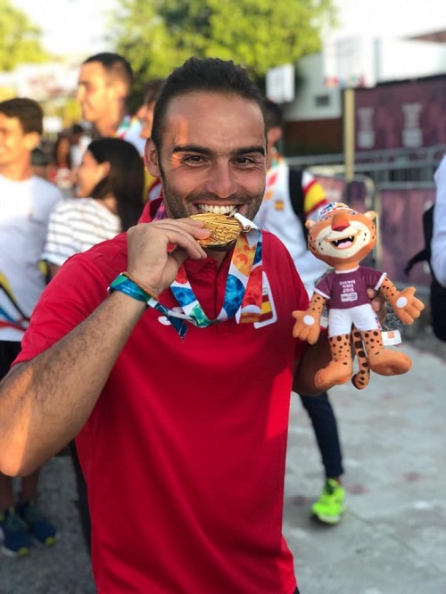 Jose Luis Perez Poblete medalla de oro en los Juegos Olimpicos de Buenos Aires