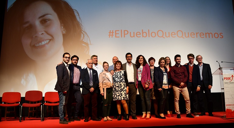 Presentación de la candidatura municipal del PSOE de Calzada de Calatrava