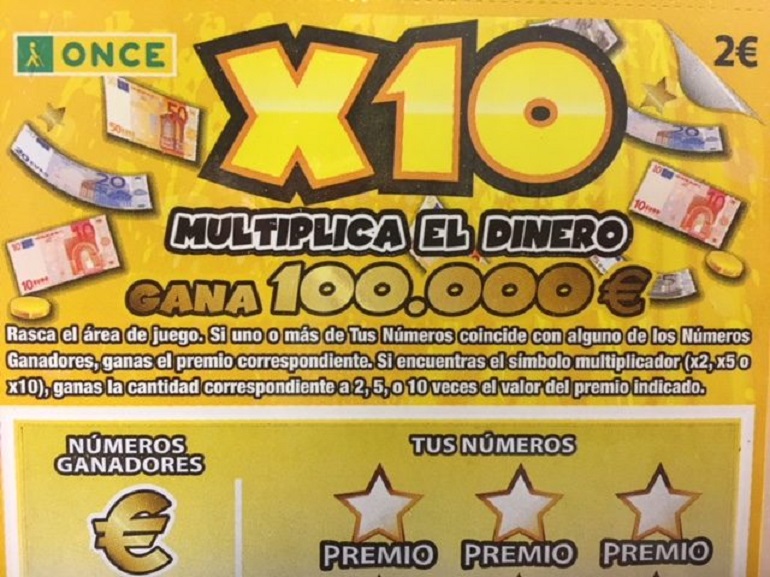 Un vecino de Ciudad Real gana 100.000 euros con el ‘RascaX10’ de la ONCE