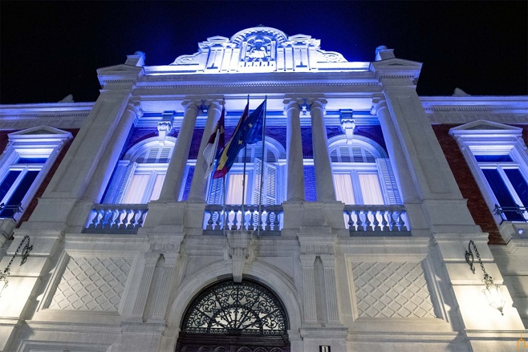 La Diputación Provincial de Ciudad Real se vestirá de azul en homenaje a los sanitarios en el Día Internacional de la Enfermería