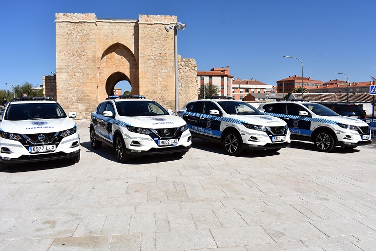 Ciudad Real La Policía Local incorpora 4 nuevos vehículos patrulla dotados con las últimas medidas de seguridad