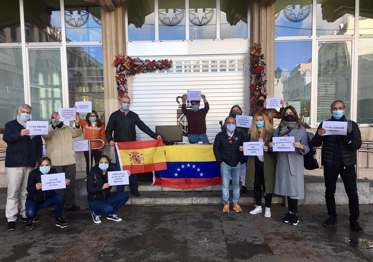Venezolanos en Ciudad Real alzan la voz contra Maduro