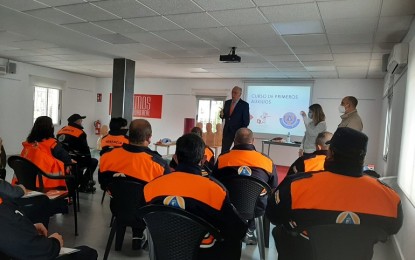 Un total de 17 integrantes de Protección Civil de la provincia de Ciudad Real reciben formación en primeros auxilios y atención sanitaria