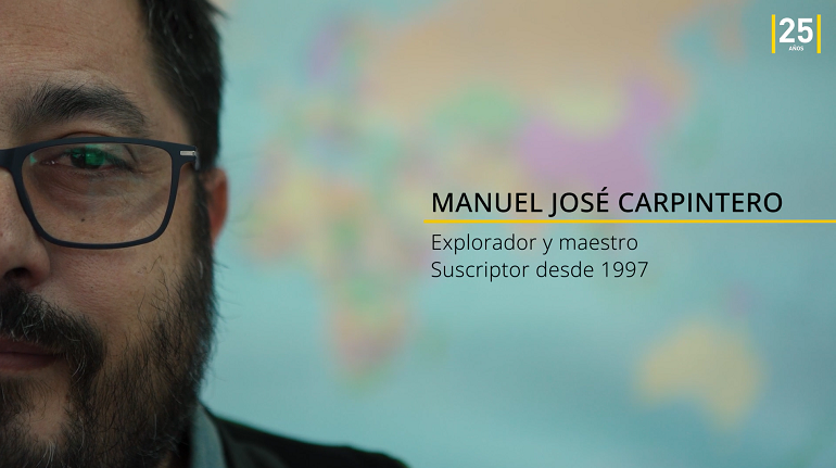 Un explorador y maestro de Ciudad Real, protagonista en el 25 aniversario de National Geographic España