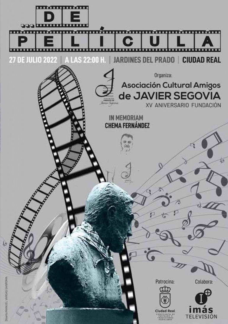 “De película” será el concierto que los ‘Amigos de Javier Segovia’ ofrecerán durante la Pandorga 2022