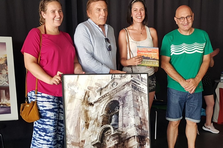 La catalana Aida Mauri Cousat consigue el primer premio del XVI Concurso de Pintura Rápida Villa de Corral de Calatrava