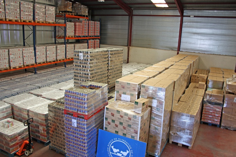 El Banco de Alimentos de Ciudad Real inicia el reparto de más de 230.000 kilos de productos