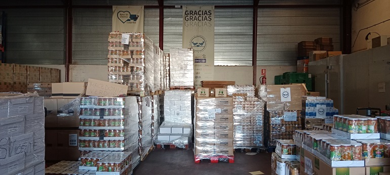 El Banco de Alimentos de Ciudad Real inicia el reparto de 72.000 kilos de alimentos del Fondo de Ayuda Europea