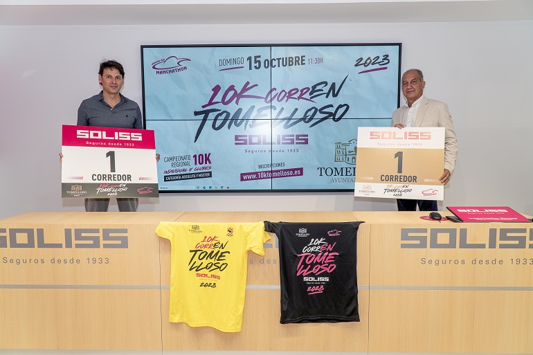 Soliss vuelve a ser el principal patrocinador de 10K CorrEnTomelloso y carreras infantiles