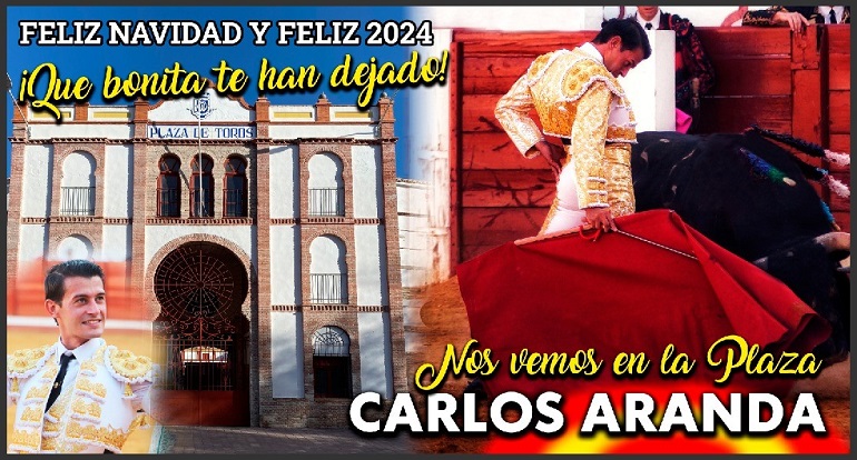 El torero Carlos Aranda embajador del toreo en la navidad ciudadrealeña