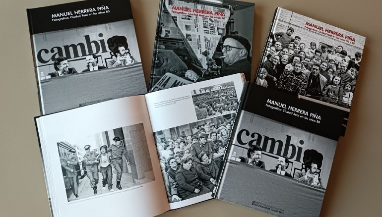 Miguel Ángel Valverde presenta el libro del fotoperiodista Manuel Herrera Piña Fotografías Ciudad Real en los años 80