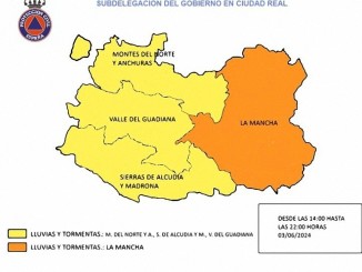 Alerta naranja en La Mancha Tormentas y granizo pondrán a prueba la provincia de Ciudad Real