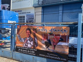 Carlos Aranda llega a Ciudad Real para una gran tarde taurina