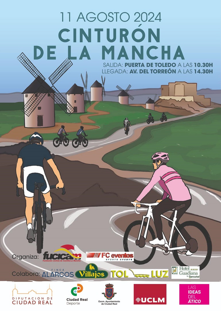 Ciudad Real estrena el Cinturón de La ManchaUna nueva prueba ÉliteSub23 de ciclismo que promete emoción y competitividad