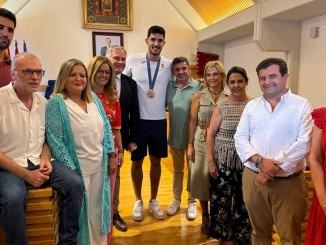 Ciudad Real se rinde a su medallista olímpico Miguel Sánchez-Migallón recibe un multitudinario homenaje