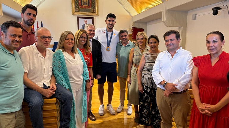 Ciudad Real se rinde a su medallista olímpico Miguel Sánchez-Migallón recibe un multitudinario homenaje