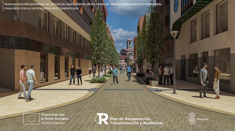 Ciudad Real se transforma Peatonalizan el centro histórico con una inversión millonaria