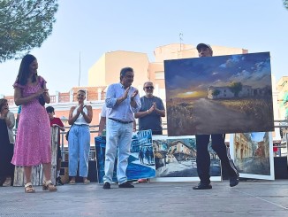 El aldeano Feliciano Moya Alcaide se lleva primer premio del XXI Certamen de Pintura Rápida Tablas de Daimiel